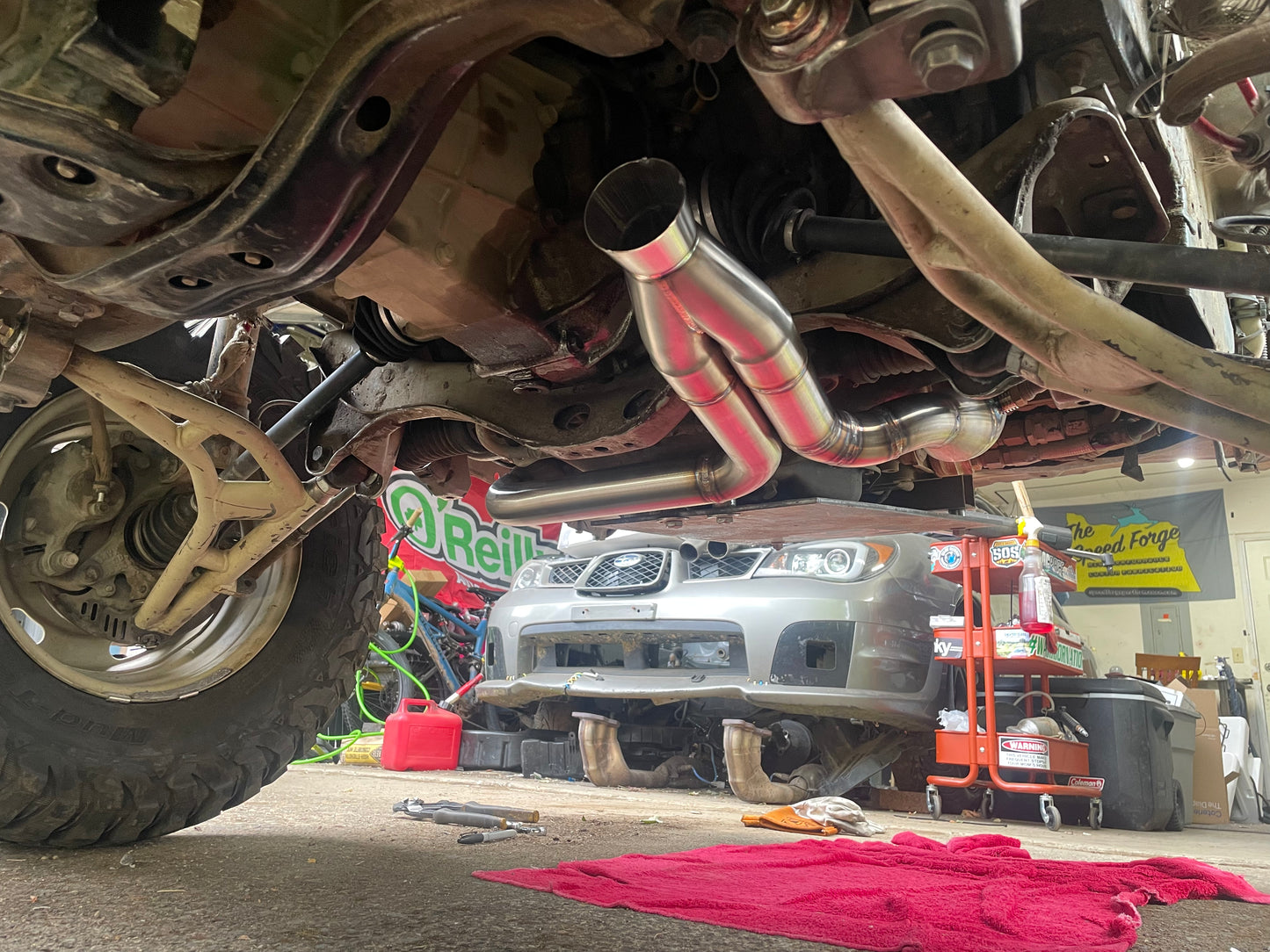 EZ30D High Clearance exhaust Manifold